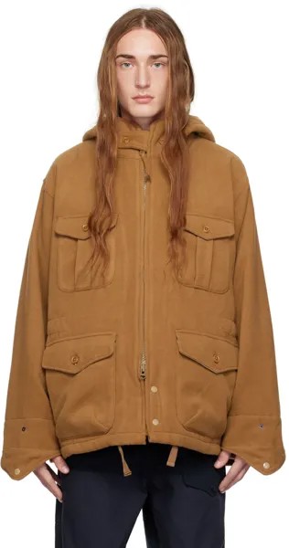 Светло-коричневая куртка с карманами с клапанами Engineered Garments