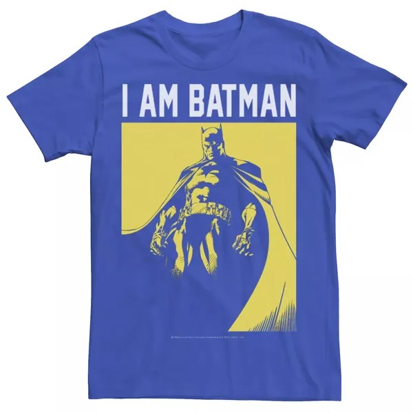 Мужская футболка с портретом I Am Batman DC Comics