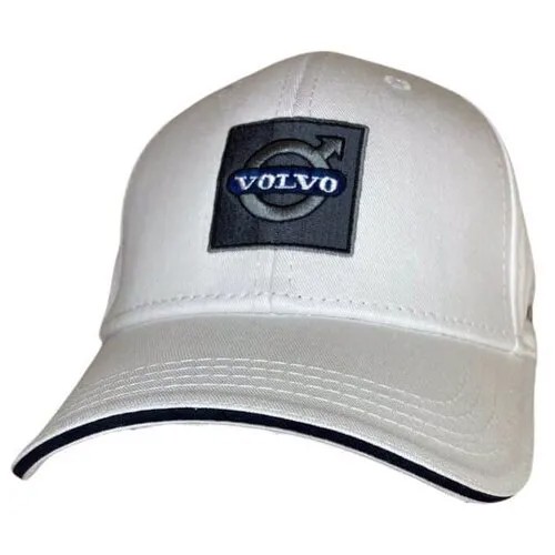 Бейсболка Volvo Бейсболка мужская VOLVO / Кепка мужская ВОЛЬВО, размер 55-58, белый