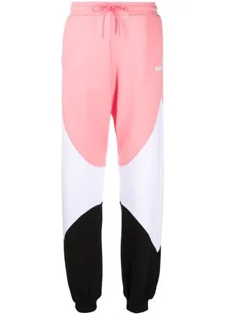 MSGM спортивные брюки в стиле колор-блок