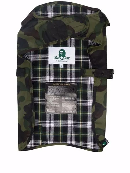 Barbour куртка для собаки из коллаборации с BAPE