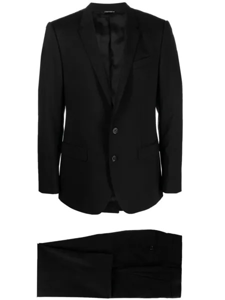 Dolce & Gabbana костюм DG Essentials с однобортным пиджаком, черный