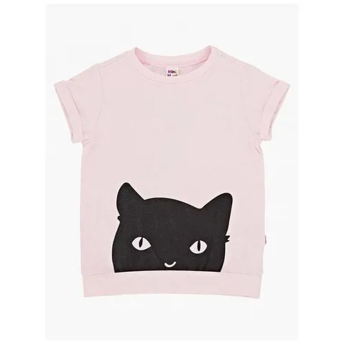 Футболка Mini Maxi, хлопок, размер 98, розовый