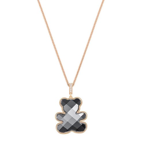 Колье SWAROVSKI, кристаллы Swarovski, золотистый, черный