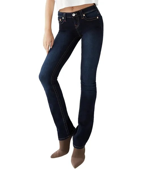 Джинсы прямого кроя True Religion Billie, синий