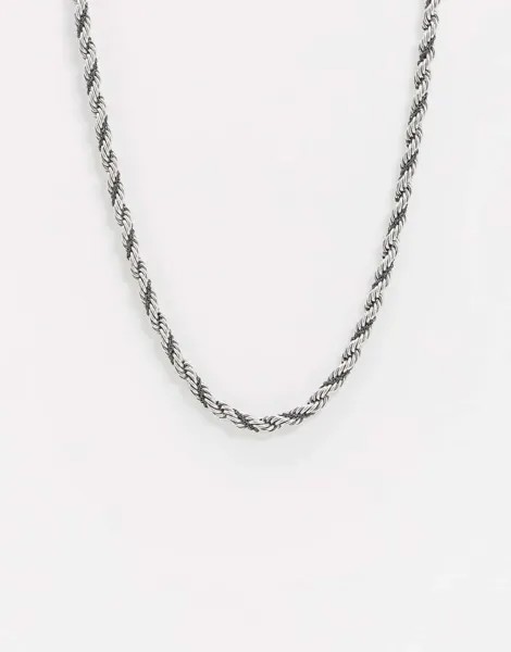 Ожерелье ASOS DESIGN-Серебряный