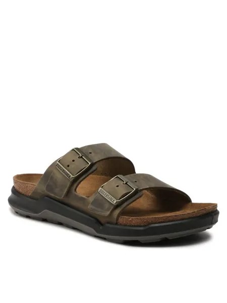 Шлепанцы Arizona 1018463 Birkenstock хаки 43 EU