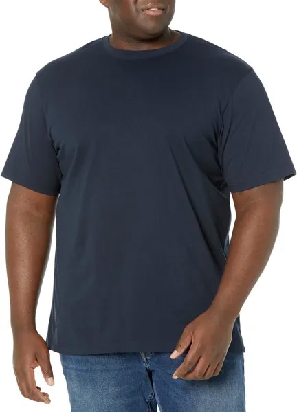 Неусадочная футболка Carefree с открытым карманом, короткий рукав - высокий L.L.Bean, темно-синий