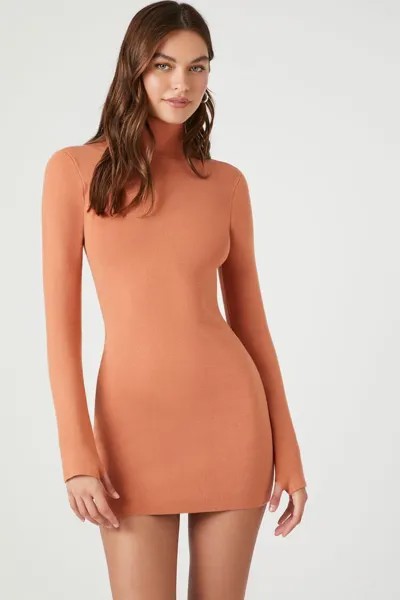 Мини-платье-свитер с водолазкой Forever 21