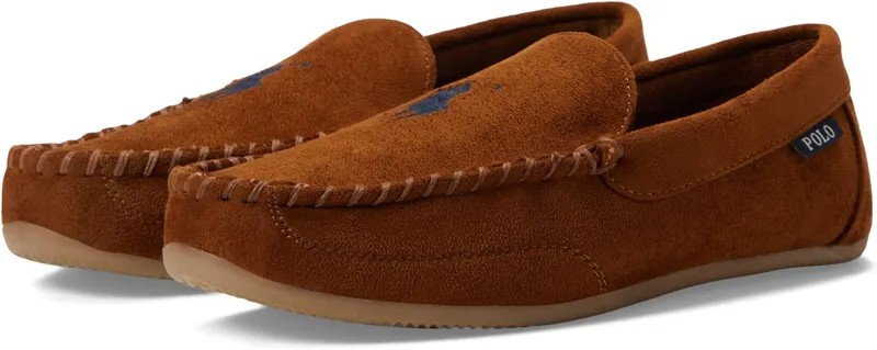 Тапочки Declan Plaid Moccasin Slipper Polo Ralph Lauren, цвет Snuff