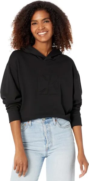 Худи Calvin Klein Hoodie with Embossed Logo, черный