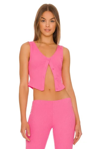 Топ Camila Coelho Abby, цвет Hot Pink