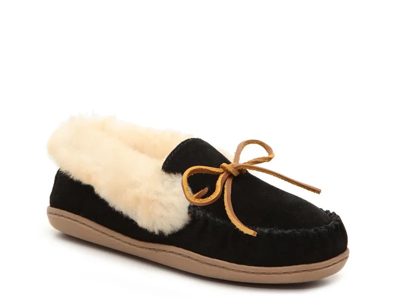 Мокасины Minnetonka Alpine Slipper, черный