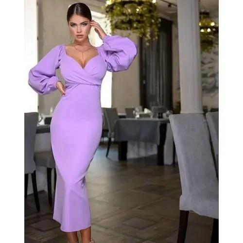 Платье размер 44, фиолетовый