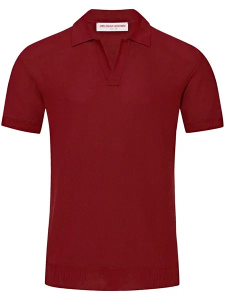 Orlebar Brown рубашка поло Хортон, красный