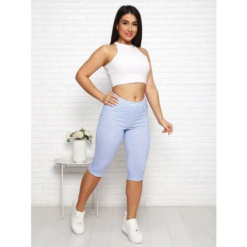 Бриджи RELAX TEXTILE, размер 54, голубой