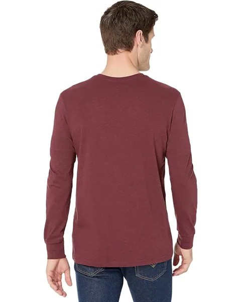 Футболка U.S. POLO ASSN. Long Sleeve Crew Neck Tee, цвет Wine Heather