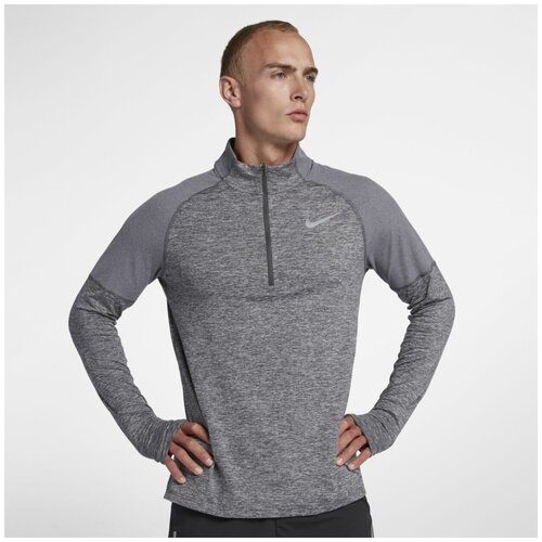 Лонгслив Nike Men's Dri-Fit Element Half Zip Running Top Мужчины CD8273-021 L