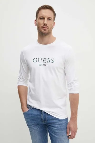 Лонгслив Guess, белый