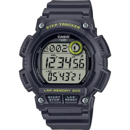 Наручные часы CASIO Standard WS-2100H-8A, серый, черный