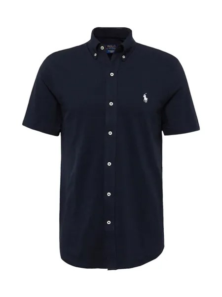 Рубашка на пуговицах стандартного кроя Polo Ralph Lauren, ночной синий