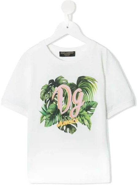 Dolce & Gabbana Kids футболка с логотипом