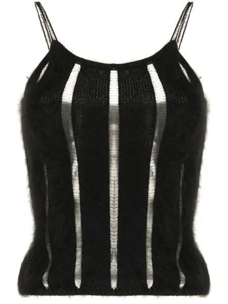 Yves Saint Laurent Pre-Owned топ с прорезями