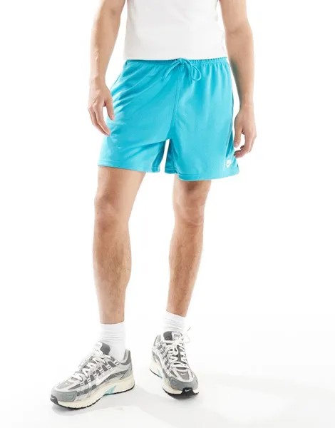 Синие шорты из сетки Nike Club