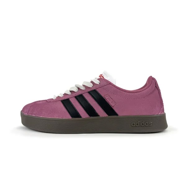 Кроссовки adidas neo Vl Court Skateboarding Shoes Unisex Low-top Black/pink, черный/розовый