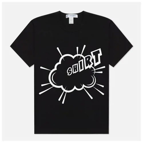 Мужская футболка Comme des Garcons SHIRT x Christian Marclay Print Shirt Crew Neck чёрный, Размер S