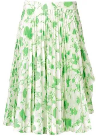 Calvin Klein 205W39nyc плиссированная юбка с цветочным принтом