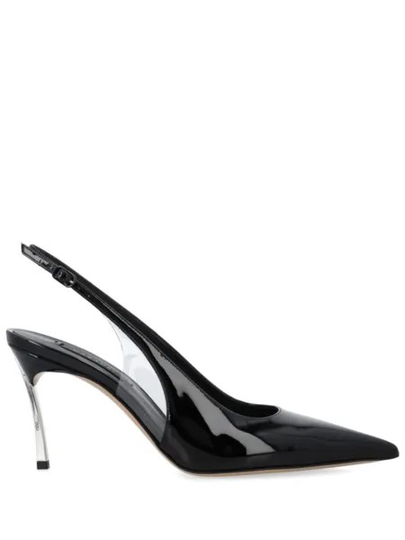 Casadei туфли Superblade с ремешком на пятке, черный