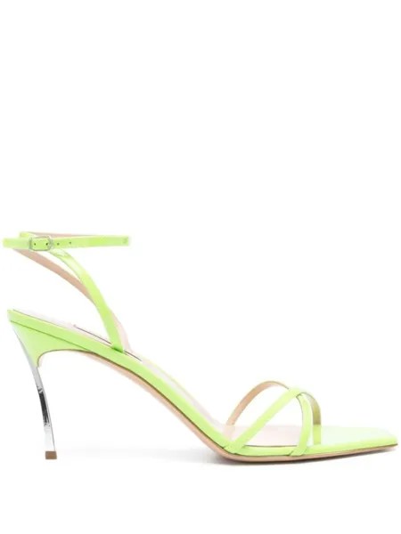 Casadei босоножки Superblade Jolly 100, зеленый
