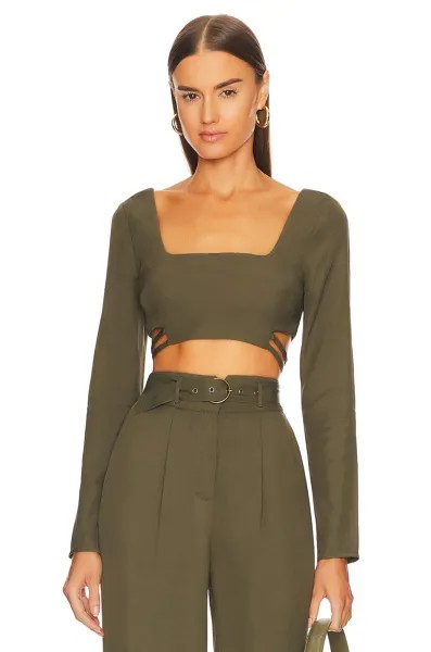 Топ House of Harlow 1960 x REVOLVE Mailey, цвет Olive Green