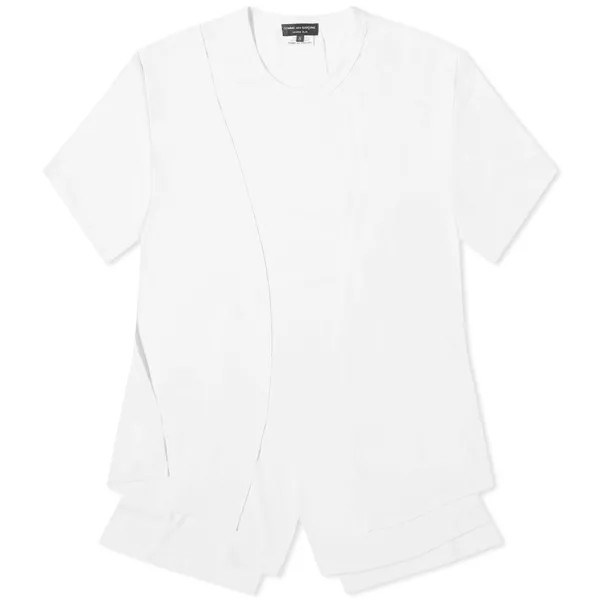 Футболка Comme Des Garçons Homme Plus Honeycomb Panel T-Shirt, белый