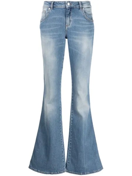 Blumarine джинсы bootcut с заниженной талией, синий