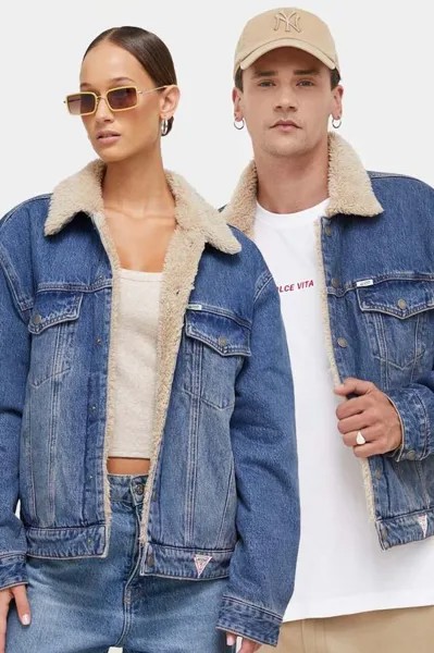 Джинсовая куртка Guess Originals, синий
