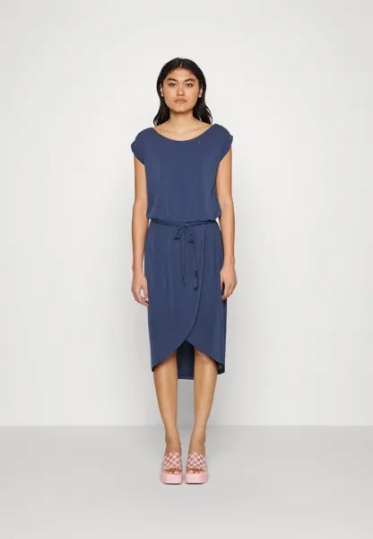 Платье из джерси цвета индиго Ragwear, синий