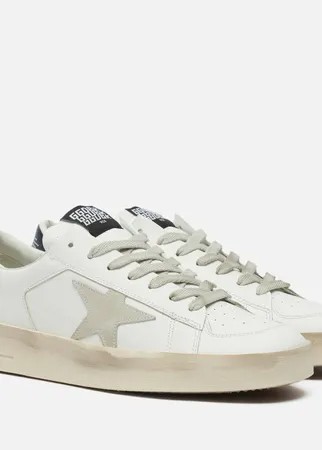 Мужские кроссовки Golden Goose Stardan Leather/Suede Star, цвет белый, размер 42 EU