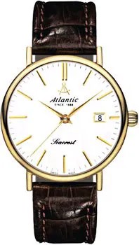 Швейцарские наручные  мужские часы Atlantic 50351.45.21. Коллекция Seacrest