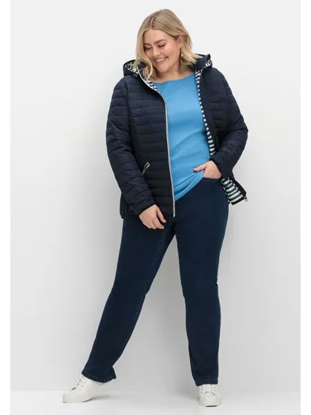 Джинсы sheego Gerade, цвет dark blue Denim