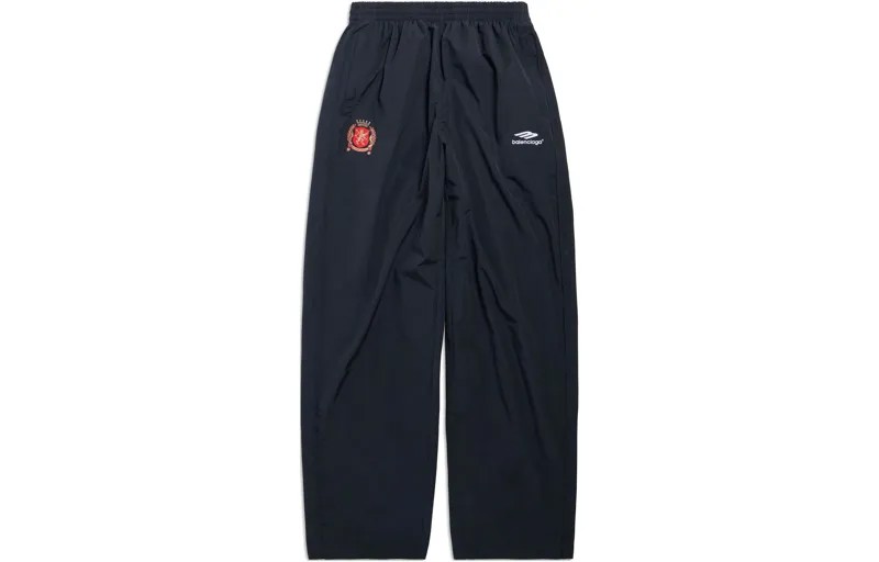 Balenciaga Мужские трикотажные спортивные штаны, цвет Black