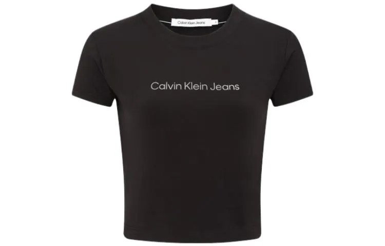 Женский укороченный топ Calvin Klein, цвет Black