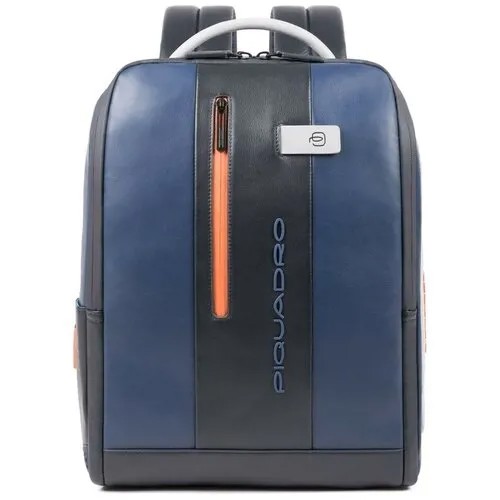 Рюкзак PIQUADRO Brief ca4818ub00/blgr, фактура гладкая, матовая, синий, серый