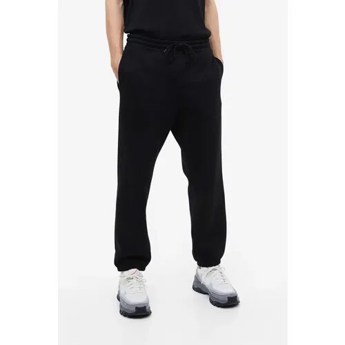 Брюки джоггеры H&M, размер L, черный