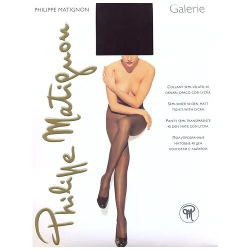 Колготки Philippe Matignon Galerie, 40 den, черный