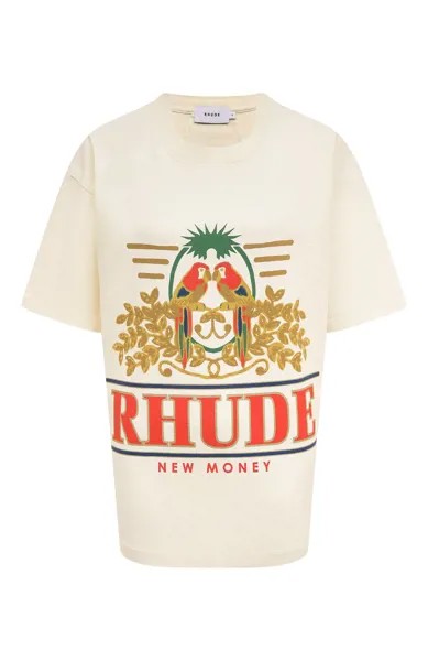 Хлопковая футболка Rhude