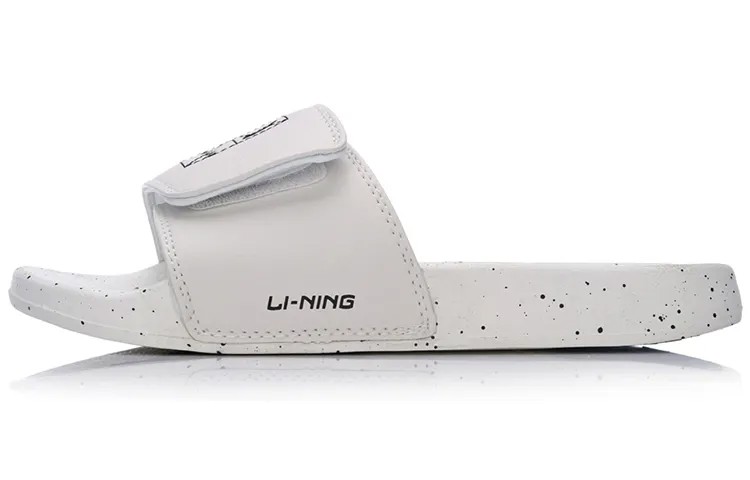 Горячие шлепанцы мужские белые Lining
