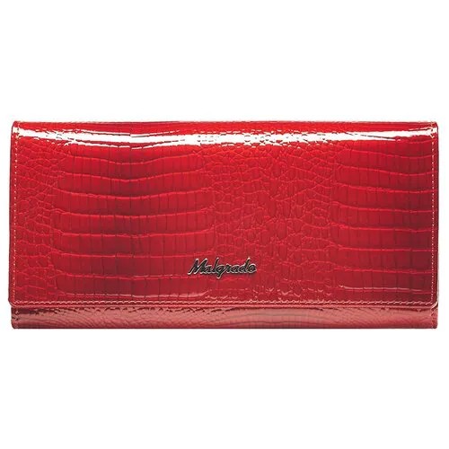 Кошелек malgrado, фактура под рептилию, red