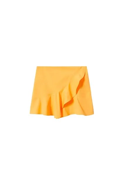 Юбка Mango ZEBRI, цвет Yellow Gold